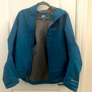 REI GORE-TEX waterproof rain jacket and windbreaker